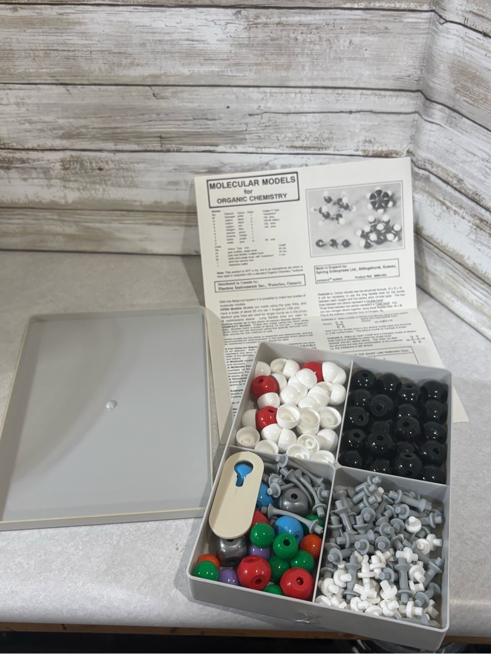 Vintage 90s Molymod molecular models for organic chemistry